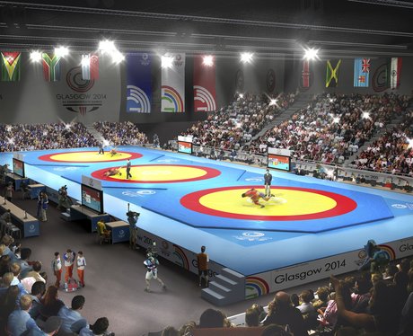 SECC Precinct Wrestling Commonwealth Games 2014 Sports And Venues