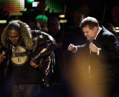 Dizzee Rascal and James Corden