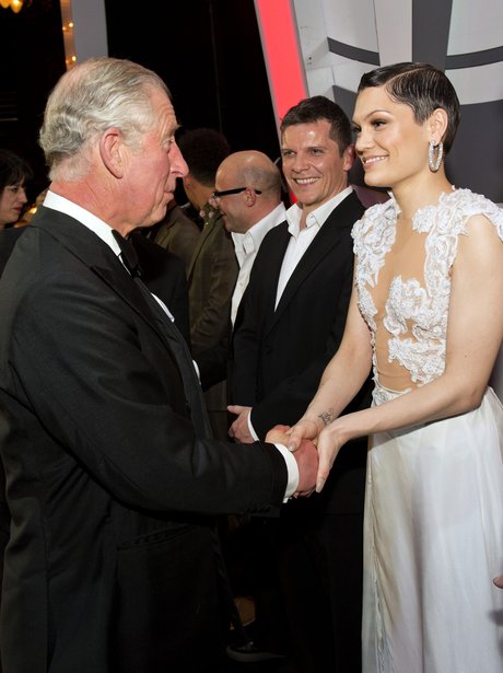 Jessie J with Prince Charles