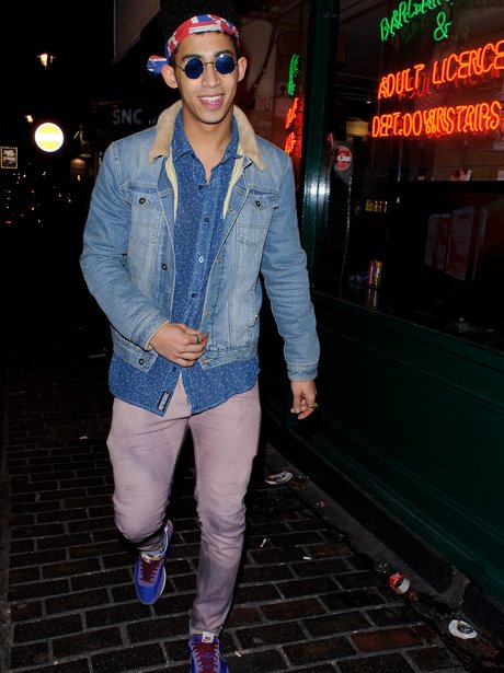 Jordan from Rizzle Kicks in fancy dress
