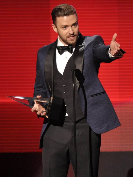 Justin Timberlake at the American Music Awards 2013