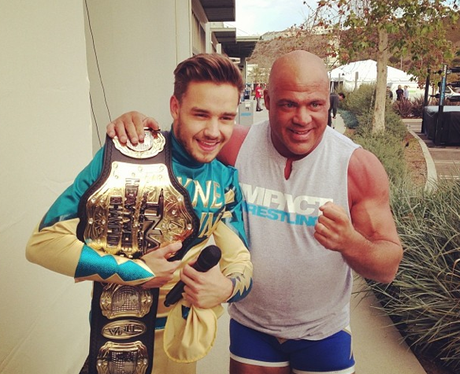 Liam Payne and Kurt Angle