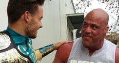 Liam Payne and Kurt Angle