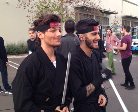 Louis Tomlinson and Zayn Malik