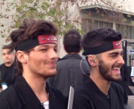 Louis Tomlinson and Zayn Malik
