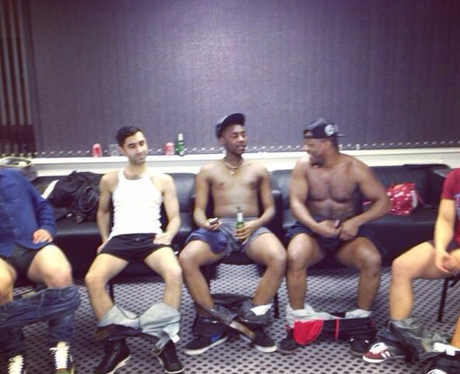 Rudimental topless on Instagram