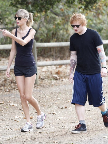 Taylor Swift and Ed Sheeran Hiking