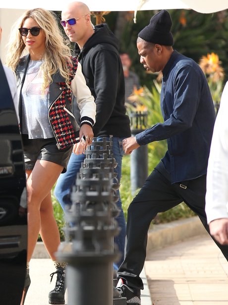 Beyonce and Jay Z in Beverly Hills