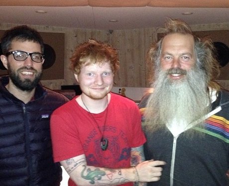 Ed Sheeran with Rick Rubin Instagram