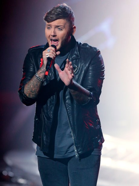 James Arthur performs on The X Factor results show