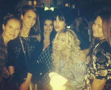 Jessica Alba and Beyonce