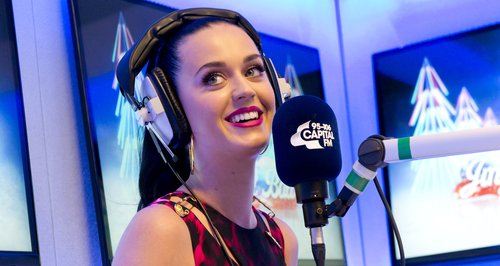 Katy Perry backstage Jingle Bell Ball 2013