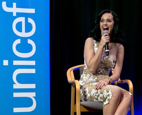 Katy Perry at UNICEF charity event