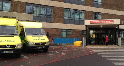hospital a&e accident emergency department