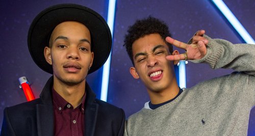 Rizzle Kicks backstage Jingle Bell Ball