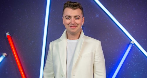 Sam Smith backstage Jingle Bell Ball 2013