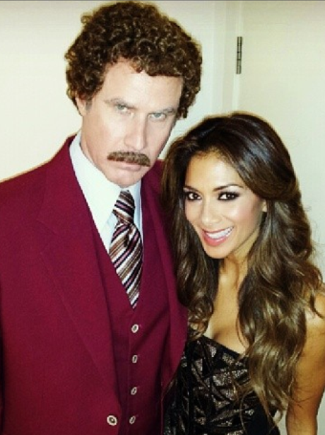 Nicole Scherznger and Ron Burgundy