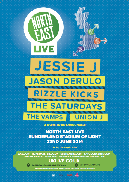 North East Live Flyer 2014