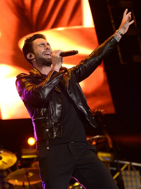 Adam Levine on stage