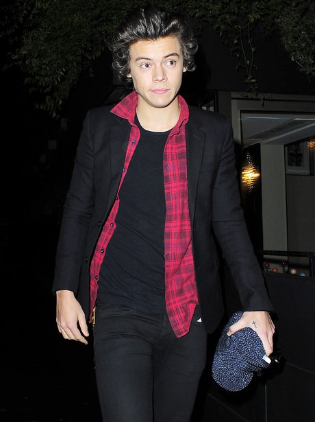 Harry Styles arrives at Kendall Jenner's hotel