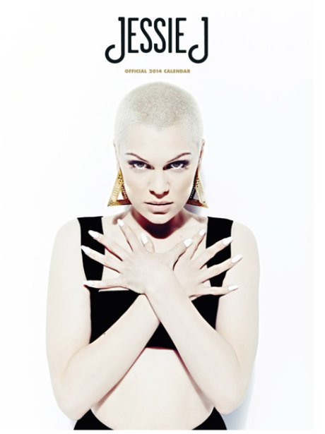 Jessie J's 2014 calendar cover