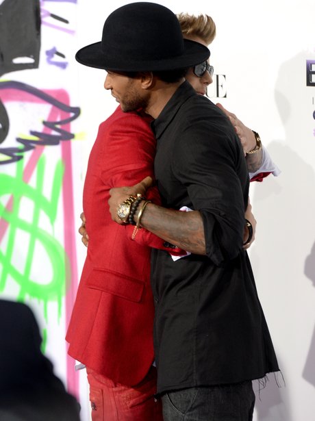 Justin Bieber and Usher
