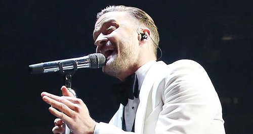 Justin Timberlake on stage