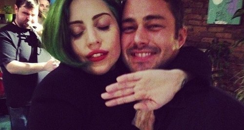 Lady Gaga with Taylor Kinney 