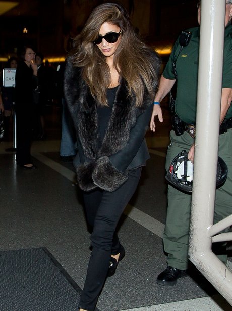 Nicole Scherzinger arrives at LAX airport