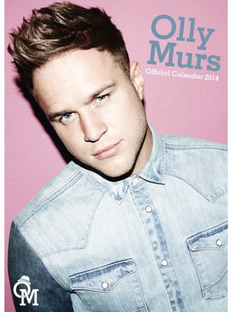 Olly Murs' 2014 calendar cover