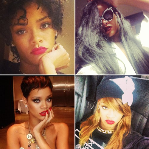 Rihanna Hair Styles 2013