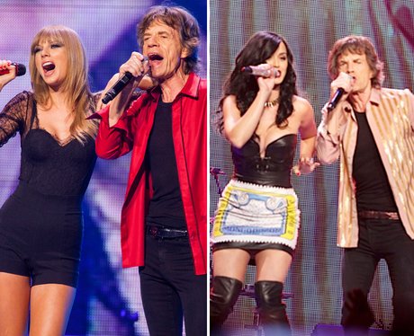 Taylor, Katy Perry with Mick Jagger