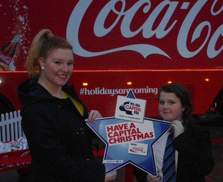 The Coca Cola Truck comes to Portsmouth
