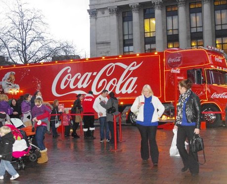 The Coca Cola Truck comes to Portsmouth