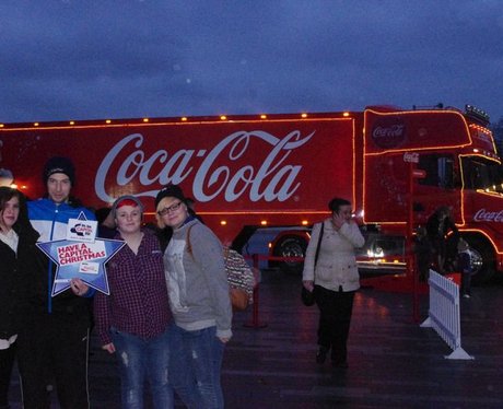 The Coca Cola Truck comes to Southampton