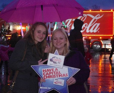 The Coca Cola Truck comes to Southampton