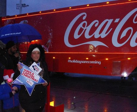 The Coca Cola Truck comes to Southampton