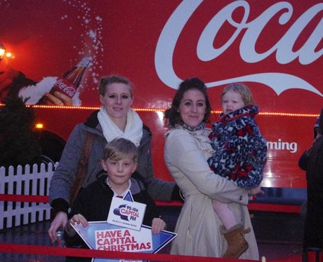 The Coca Cola Truck comes to Southampton