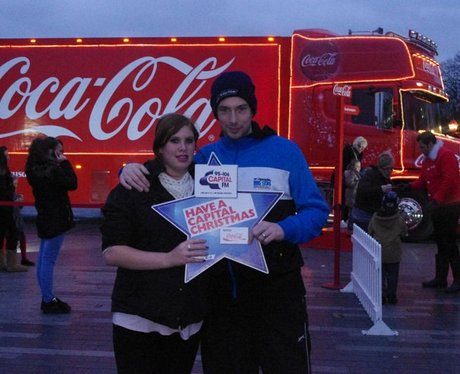 The Coca Cola Truck comes to Southampton