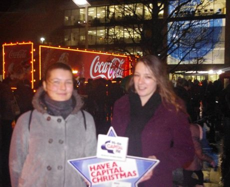 The Coca Cola Truck comes to Southampton
