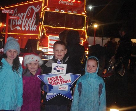 The Coca Cola Truck comes to Southampton