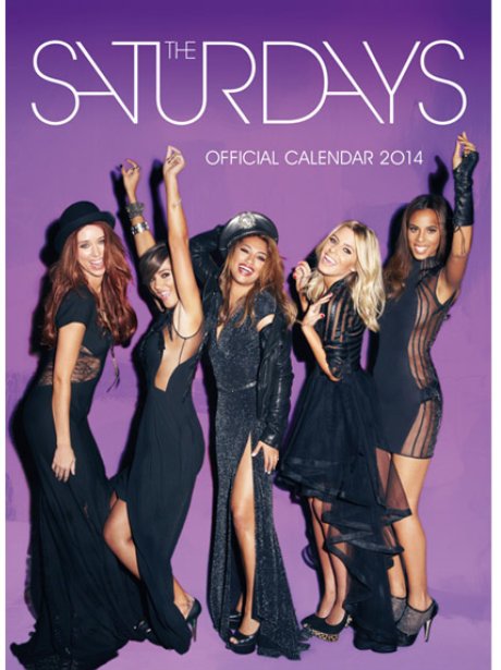The Saturdays' 2014 calendar cover