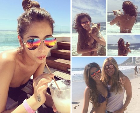 Cheryl on holiday