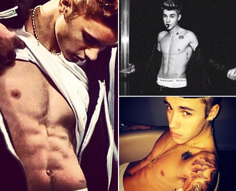 Justin Bieber Topless