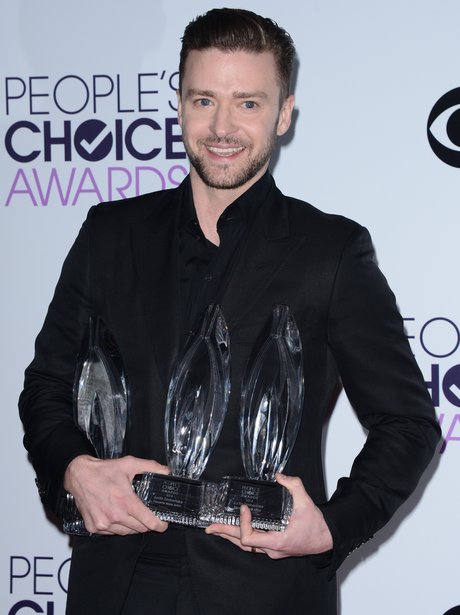 Justin Timberlake Peoples Choice Awards 2014