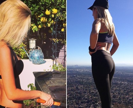 Mollie King on holiday