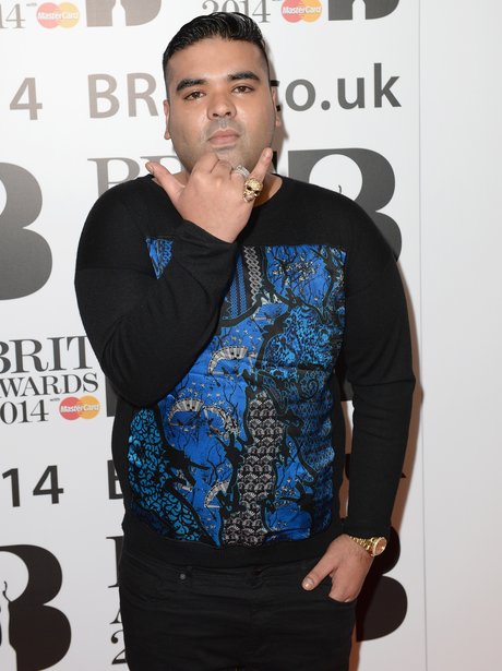 Naughty Boy at the BRIT Award 2014 nominations party
