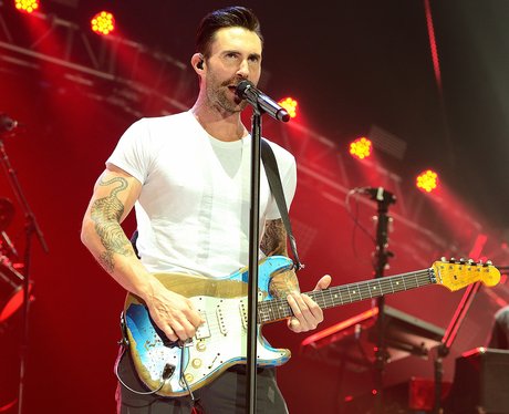 Adam Levine on Maroon 5 Tour