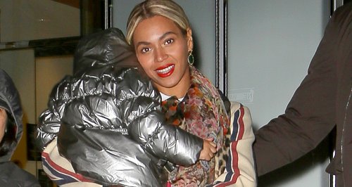 Beyonce and Blue Ivy in New York