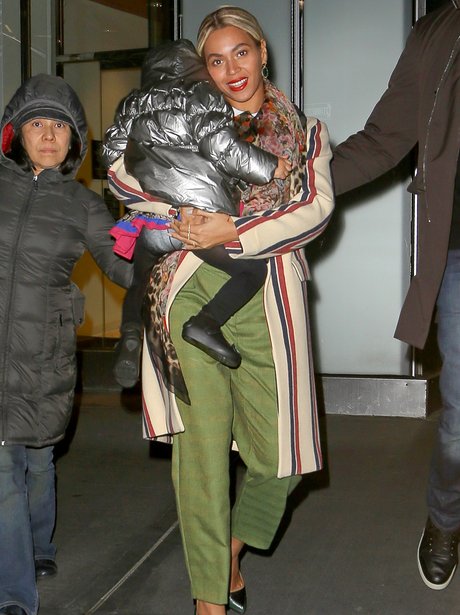 Beyonce and Blue Ivy in New York